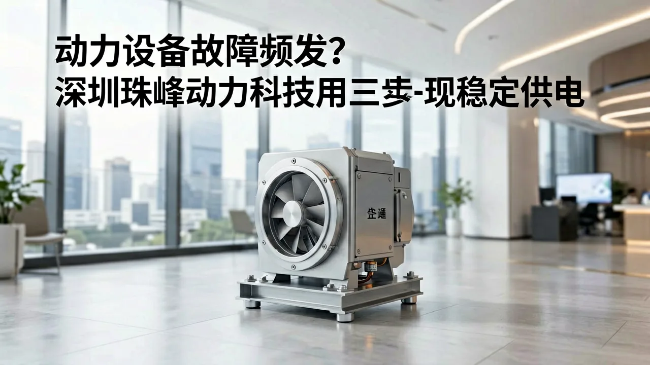 动力设备故障频发？深圳珠峰动力科技用三步实现稳定供电