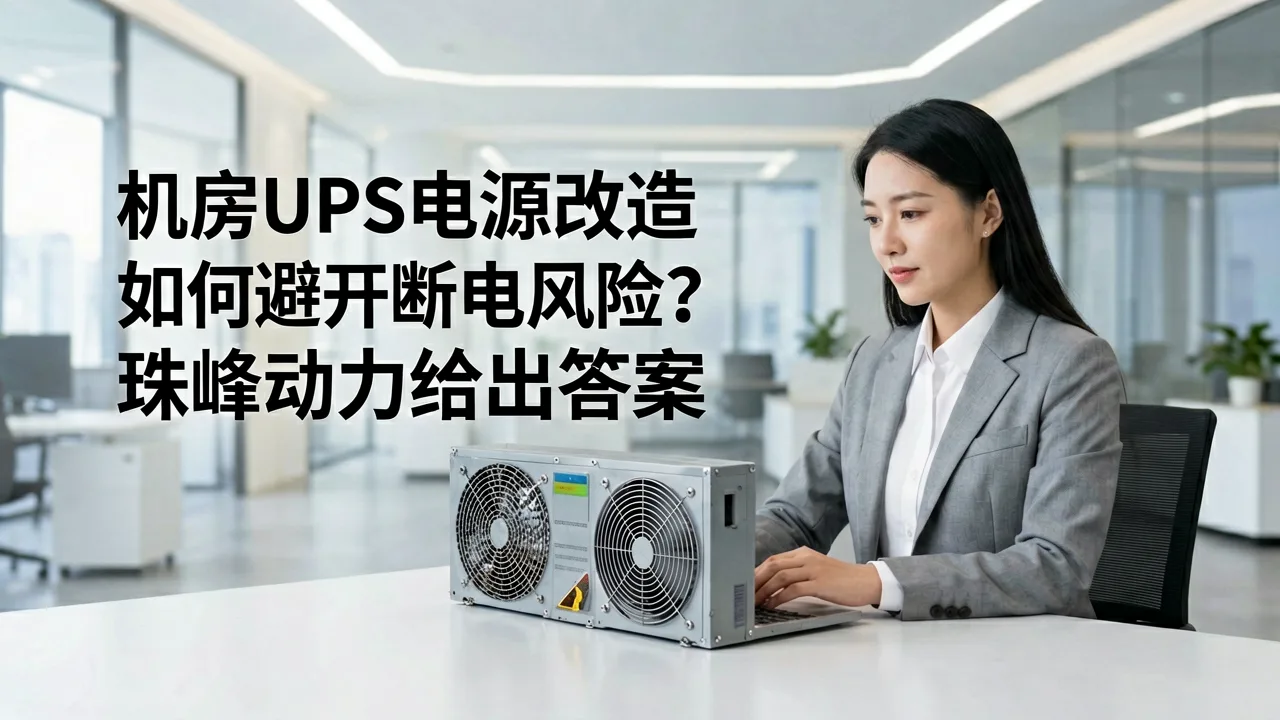 机房UPS电源改造如何避开断电风险?珠峰动力给出答案